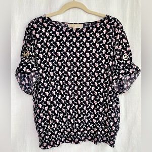 Michael Kors Floral Blouse